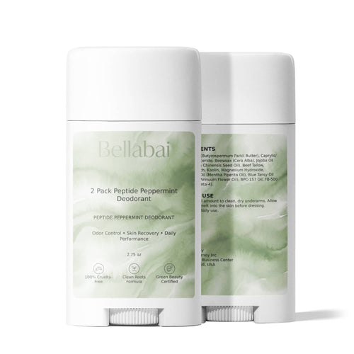 2 Pack Peptide Peppermint Deodorant