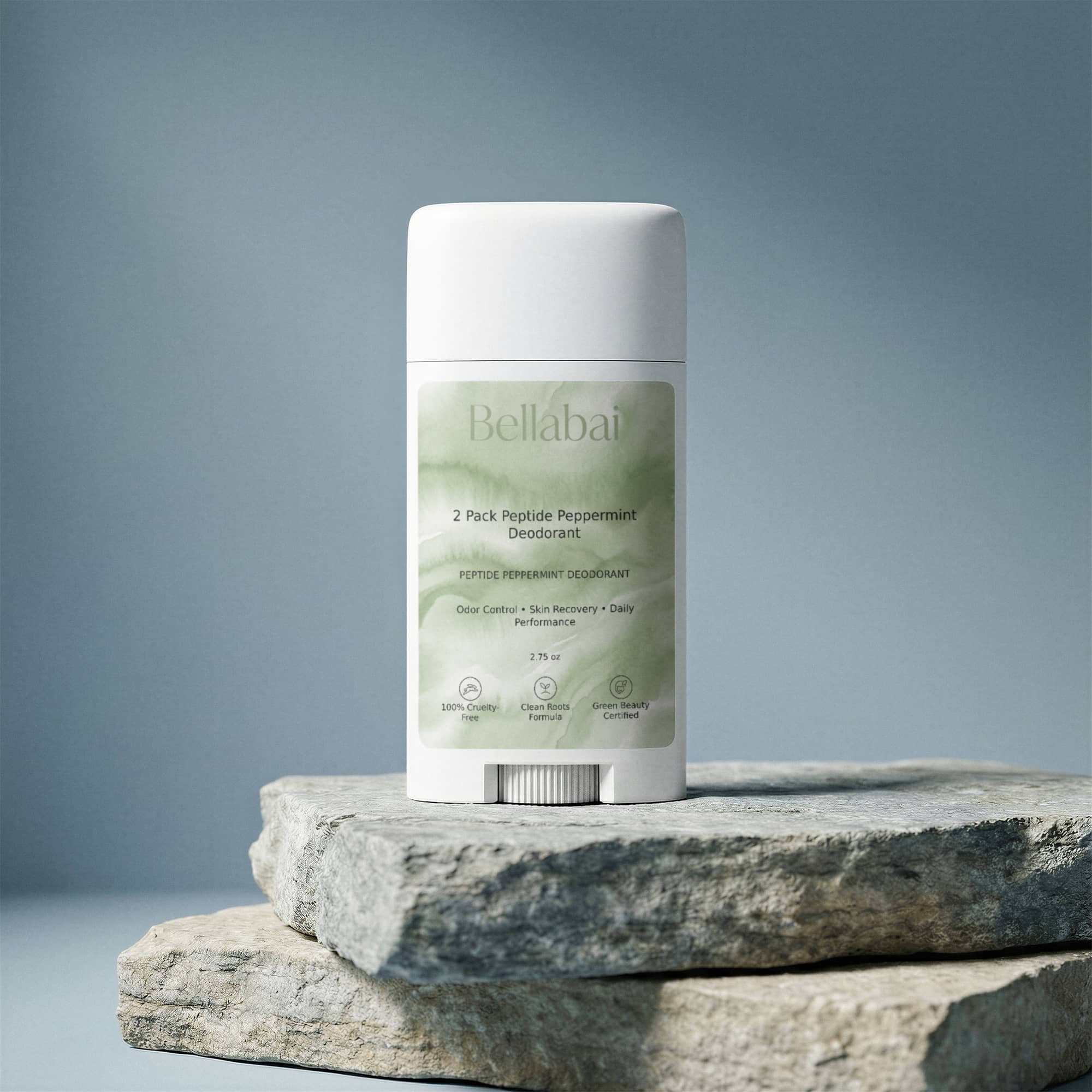 2 Pack Peptide Peppermint Deodorant